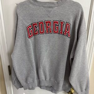 Gray Georgia unisex sweatshirt